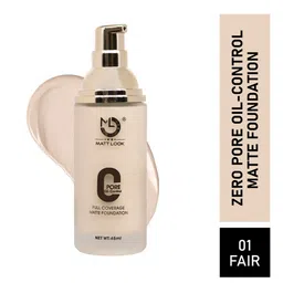 MATTLOOK Fair Zero Pore Oil Control Full Coverage Matte Foundation 45ml-55