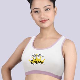 Girls Single Layer, Premium Cotton Non-Wired Non Padded Beginners Bra DCBRJU7765/xxxs-image-45