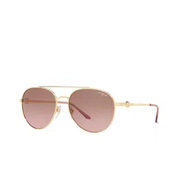 Vogue Eyewear Women Aviator Sunglasses with UV Protected Lens-48