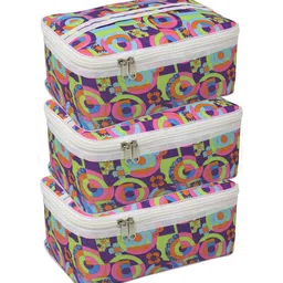 atorakushon Purple 3 Pieces Reusable  Jewellery Makeup Organisers-21