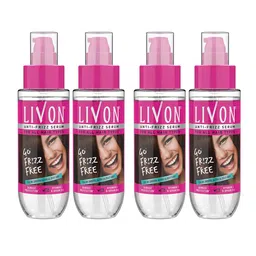 Livon 4 Pcs Hair Serum for Frizz-free Smooth Hair With Argan Oil & Vitamin E - 100ml Each-38