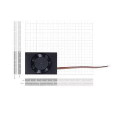 Jetson Nano Module Active Heat Sink – 7 blades Fan for active cooling, PWM for Speed Control, compatible to reComputer J10 series, Nvidia Jetson Nano image 2