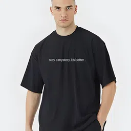 Stitchmeashirt Men Activchill Typography Printed Pure Cotton Relaxed Fit T-shirt-picture-48