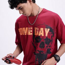 Kook N Keech Typography Printed Oversized T-shirt-image-54