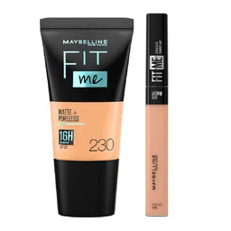 Maybelline Set of New York Fit Me Matte+Poreless Foundation-230 + Concealer-35 image 1