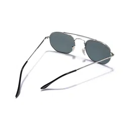 RESIST EYEWEAR Unisex Aviator Sunglasses with UV Protected Lens STARDSILVERBLACK2 image 3