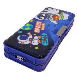YK Astronaut Self Design Multi-Layer Expandable Geometry Pencil Box image 3