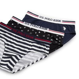 u.s. polo assn. kids UU.S. Polo Assn. Kids. Boys Pack Of 3 Anti Bacterial Pure Cotton Briefs EKB03-WZN-P3-picture-35