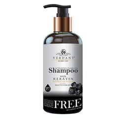 Verdant Natural Care Activated Charcoal Shampoo with Keratin - 300 ml-17
