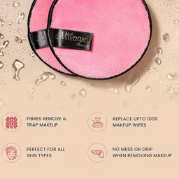 Milagro beauty Soft & Gentle Reusable Makeup Remover Cleansing Pad image 4
