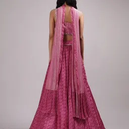 Breathe by Aakanksha Singh Embellished Made to Measure Lehenga & Blouse With Dupatta image 2