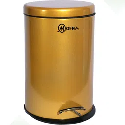 MOFNA Brown Stainless Steel Pedal Dustbin - 5 L-picture-26