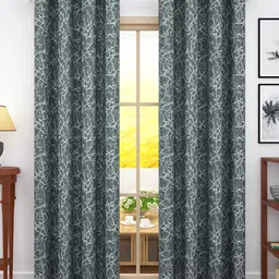 Story@Home Jacquard 400 GSM 9 feet1 U Long Door Curtain-30