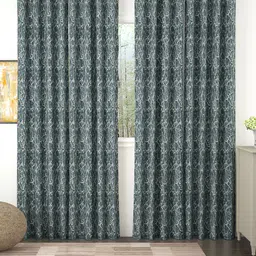Story@home Grey Set of 4 Room Darkening Long Door Curtain 400 GSM-image-54