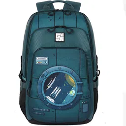 Gear Boys Graphic Printed Backpack with Compression Straps-image-49
