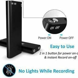 YIMBLI Digital Mini Voice Recorders -Small Hidden Spy Super Long Storage Capacity 16 GB | Date & Time Stamp | Easy to Use | Crystal Clear Sound Digital Recording Mp3 Player (Black) image 5