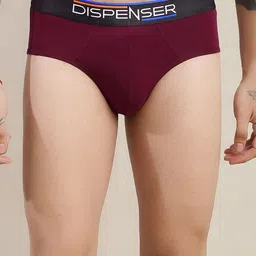DISPENSER Men Mid-Rise Anti Bacterial Briefs S2-Brief-Maroon-M-picture-17