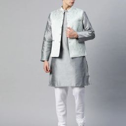 manq Men Nehru Jacket with Welt Pockets image 4