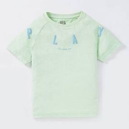 Boys Typographic Print Regular Fit Crew-Neck T-Shirt-image-75