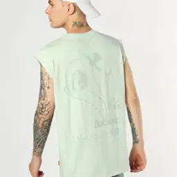 Men Graphic Print Relaxed Fit Crew-Neck T-Shirt-image-70