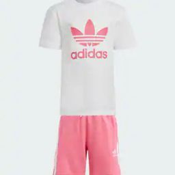 Logo Print T-Shirt & Shorts Set-image-81