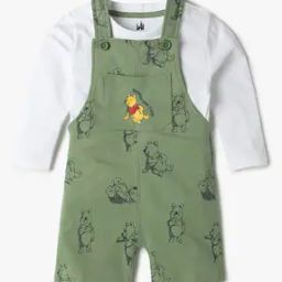 Unisex Panda Print Dungaree with T-Shirt-picture-51