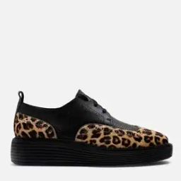 Women Wingtip Oxford Lace-Up Shoes-image-7