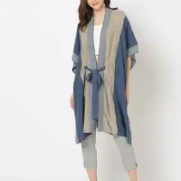 Colourblock Winter Shrug-image-94