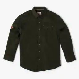 Slim Fit Shirt with Patch Pocket-image-133