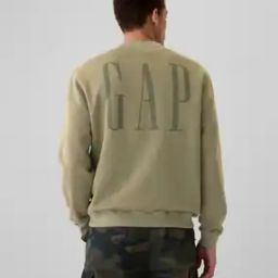 Men Brand Print Regular Fit Crew-Neck Sweatshirt-picture-52
