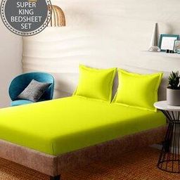 152 TC Shades Cotton Bedsheet-image-78