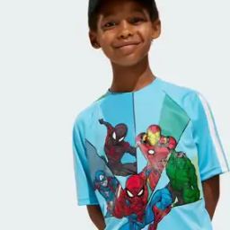 Unisex Spider-Man Print Loose Fit Round-Neck T-Shirt-image-32