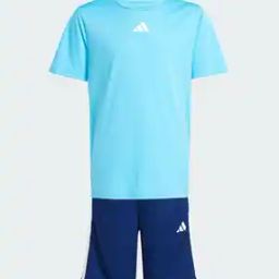 Boys Logo Print T-Shirt & Shorts Set-image-79