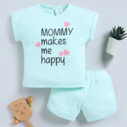 Infants Micro Print T-Shirt & Shorts Set-picture-11