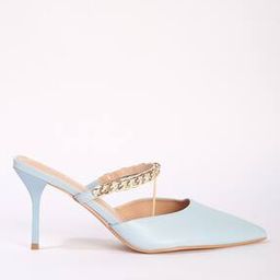 Pointed-Toe Stilettos with Chain Strap-picture-3