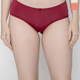 B'ZAR Pack Of 3 Hipster Mid Rise Brief BZP9001-Crl-Skn-Mrn-picture-49