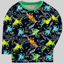 KUCHIPOO Kids Multicoloured & xiketic 5 Printed Pure Cotton T-shirt image 5