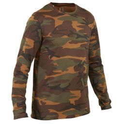 Men Full Sleeve T-Shirt Army Military Camo Print 100 - Camo Green/Brown-image-99