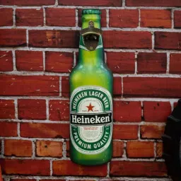 eazywagon Green Metal Heineken Wall Decor-picture-46