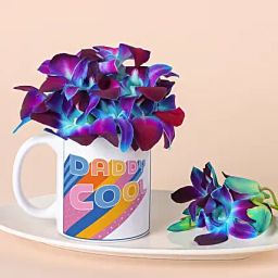 Fathers Day Orchid Delight in Mug-21