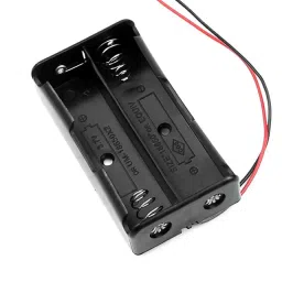 Black Plastic Storage Box Case Holder For Battery 2 x 18650 Cell Box, without cover-19