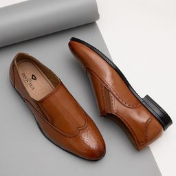 INVICTUS Men Perforated Formal Brogues-image-106