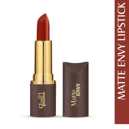 GLAM21 Matte Envy Long Lasting Lipstick - 3.5g - Maroon 12-38
