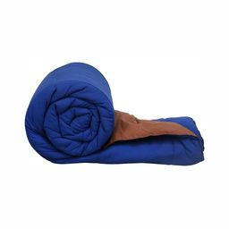 RF RELAXFEEL Blue & Brown Heavy Winter 233 GSM Single Bed Comforter-image-71