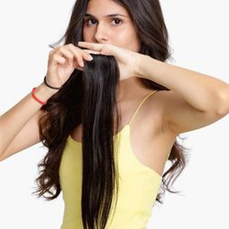 FIMBUL Clip-In Silky Straight Hair Extensions - Jet Black 02-image-41