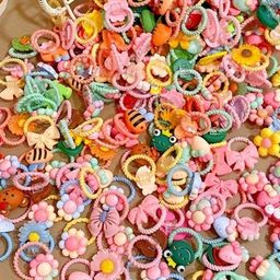 LYTIX Girls Set Of 30 Ponytail Holders-17