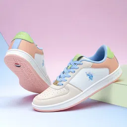 U.S. Polo Assn. Women REIN Colourblocked Comfort Insole Basics Sneakers-picture-40