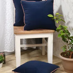 Clasiko Blue & Pink 3 Pieces Velvet Square Cushion Covers-image-66