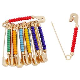 VAMA Set of 12 Artificial Beads Studded Saree Pins-image-88