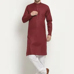 NEUDIS Men Pure Cotton Kurta with Pyjamas-picture-18